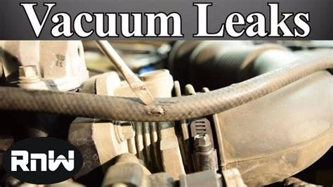 vacuum leak repair|How To Find And Fix A Vacuum Leak